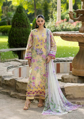 Elaf Signature Embroidered Lawn with Chiffon Collection Vol II '26 | ESG-7A STELLA