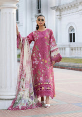 Elaf Signature Embroidered Lawn with Chiffon Collection Vol II '26 | ESG-5B DELILAH