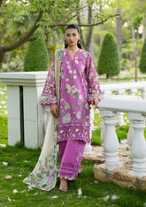 Elaf Signature Embroidered Lawn with Chiffon Collection Vol II '26 | ESG-7B KIARA