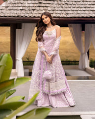 Zinnia Luxury Lawn '25 | Soma | 3PC Embroidered Lawn Suit