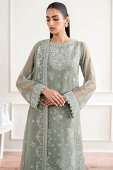 Farasha | Ash Green | Festive Formal