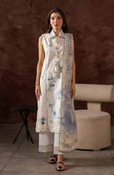 SERAN Luxury Unstitched LAWN | LYRA