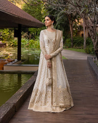 Zinnia Luxury Lawn '25 | Lily | 3PC Embroidered Lawn Suit