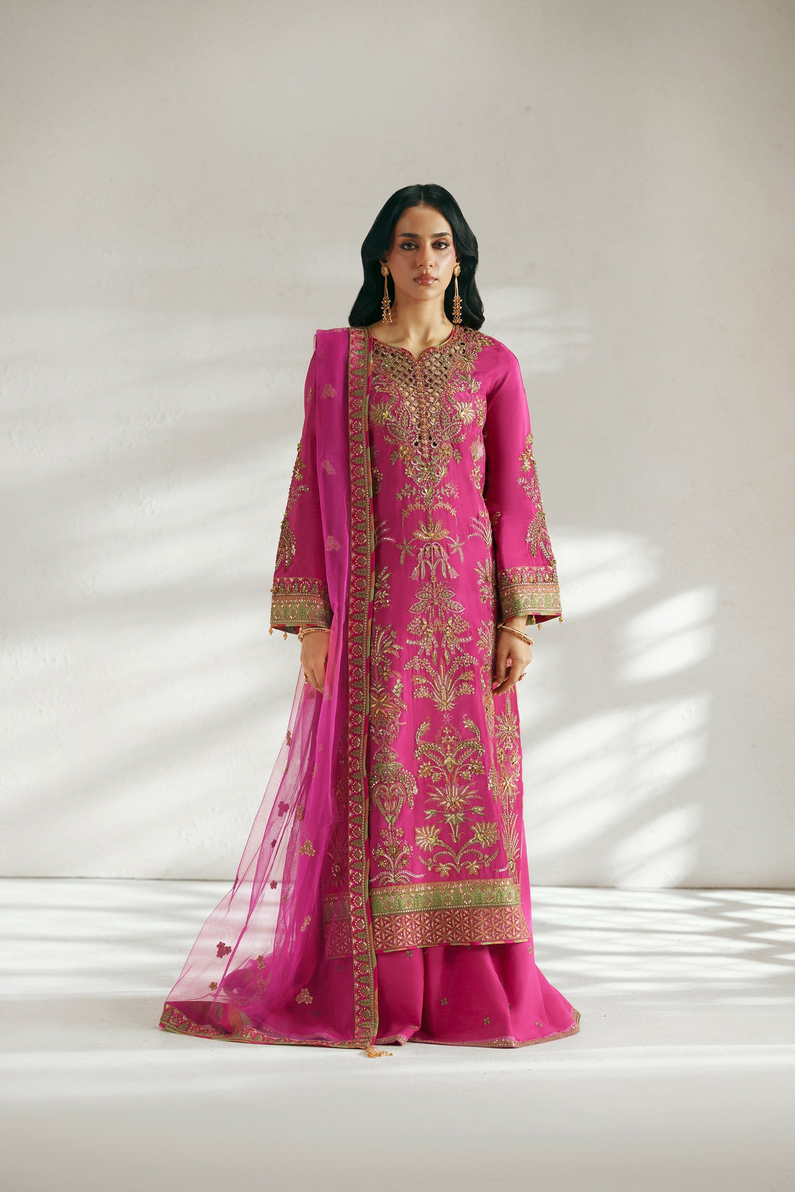 Vera Ada Magenta Shirt Set