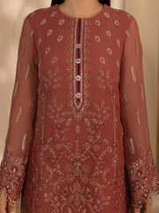 Chandni By Flossie | Gulrukh - 3 Piece Embroidered Chiffon Dress