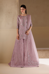 Iznik Formals | UE-730 Embroidered Ramen Silk