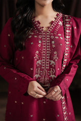 Neeshay | Merlot | Winter Reverie Karandi unstitch Collection