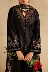 Iznik Formals | UE-737 Dyed Textured Sheesha Silk