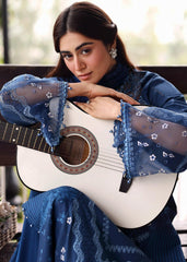 Sardinia Embroidered Lawn Eid '26 | Terrace Blue