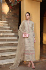 Noor Luxury Eid Schiffli Laserkari '26 By Saadia Asad | D5 - A - Lunaria