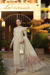 Noor Luxury Eid Schiffli Laserkari '26 By Saadia Asad | D2 - B - Aloura