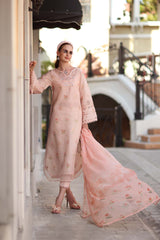 Noor Eid Luxe Printskhaas '26 By Saadia Asad | D8 - B - Peach Blush