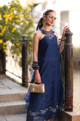 Noor Eid Luxe Printskhaas '26 By Saadia Asad | D7 - B - Sapphire Blue