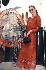 Noor Eid Luxe Printskhaas '26 By Saadia Asad | D7 - A -Tangerine Royal