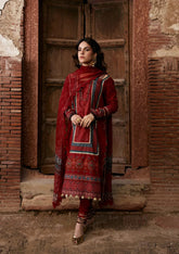 PRINTS CHIFFON COLLECTION '26 By Kahf | KPS-1A SURKH NOOR
