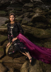 Flow by Crimson '25 | Bloom Bold-D4 B | 3PC Embroidered Lawn Suit