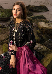 Flow by Crimson '25 | Bloom Bold-D4 B | 3PC Embroidered Lawn Suit