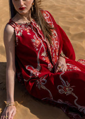 Flow by Crimson '25 | Twirls and Ties D8-B | 3PC Embroidered Suit