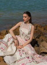 Flow by Crimson '25 | Once Upon A Flower-D9 B | 3PC Embroidered Lawn Suit