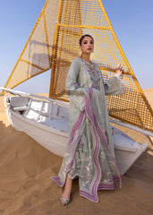 Flow By Crimson '25 | A Handmade Tale-D2 A | 3PC Embroidered Lawn Suit
