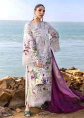 Flow By Crimson '25 | Bloom Bold-D4 A | 3PC Embroidered Lawn Suit