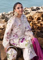Flow By Crimson '25 | Bloom Bold-D4 A | 3PC Embroidered Lawn Suit