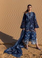 Flow by Crimson '25 | Under The Tuscan Love-D1 B | 3PC Embroidered Lawn Suit