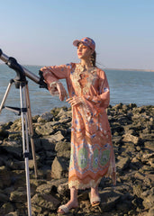 Flow by Crimson '25 | Under The Tuscan Love-D1 A | 3PC Luxury Lawn Suit