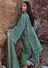 Flow By Crimson '25 | Parsi Threads-D5A | 3PC Embroidered Lawn Suit