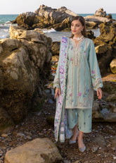 Flow by Crimson '25 | Floral Crush-D6 A | 3PC Embroidered Lawn Suit