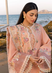 Flow By Crimson '25 | Twirls And Ties-D8 A | 3PC Embroidered Suit