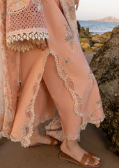 Flow By Crimson '25 | Twirls And Ties-D8 A | 3PC Embroidered Suit