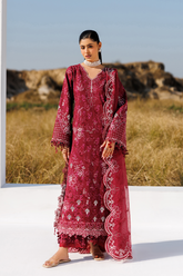 Emaan Adeel Sunlit Groove Luxury Lawn '26 | RADIANT ROSE