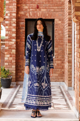 Emaan Adeel Mirabelle Festive Luxury Lawn '26 | PETAL POSH