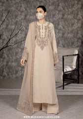 Flossie | SA-04 | Raw Silk Embroidered Collection 2025