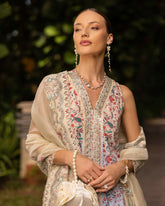 Zinnia Luxury Lawn '25 | Danica | 3PC Embroidered Lawn Suit