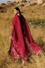 Emaan Adeel Sunlit Groove Luxury Lawn '26 | RADIANT ROSE