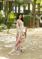 Elaf Signature Embroidered Lawn with Chiffon Collection Vol II '26 | ESG-4A CLAIRE