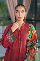 Autumn Winter Vol-01 Collection'24 By Sahar Crimson Petal