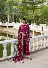 Elaf Signature Embroidered Lawn with Chiffon Collection Vol II '26 | ESG-2A NORA