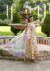 Elaf Signature Embroidered Lawn with Chiffon Collection Vol II '26 | ESG-7A STELLA