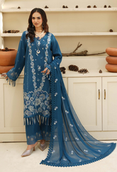 Mushak by HumDum | D05 | 3PC Embroidered Lawn Suit