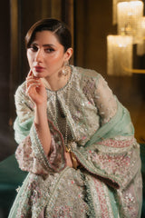 Freeshia Wedding Unstitched By Suffuse | MEHTAB