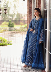 Sardinia Embroidered Lawn Eid '26 | Terrace Blue