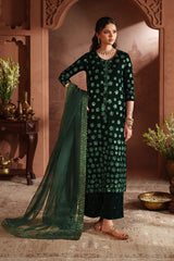 Iznik Winter 2025 velvet collection dress