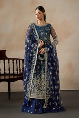 Zarif | Zrf pe 04 VIRSA | Fasana Printed & Embroidred