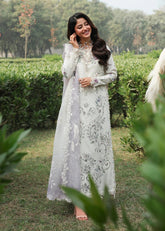 Sardinia Tales Of Petals Luxury Lawn '26 | CLOUD WHISPER