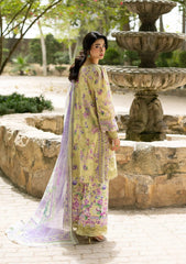 Elaf Signature Embroidered Lawn with Chiffon Collection Vol II '26 | ESG-8A OLIVIA