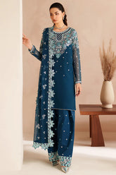 Farasha | Cobalt Haze | unstitched Formals ’25