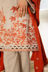 Autumn Winter Vol-01 Collection'24 By Sahar Copper Cascade